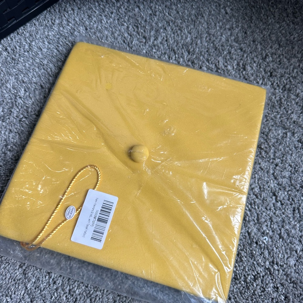 Yellow Graduation Cap with tassle